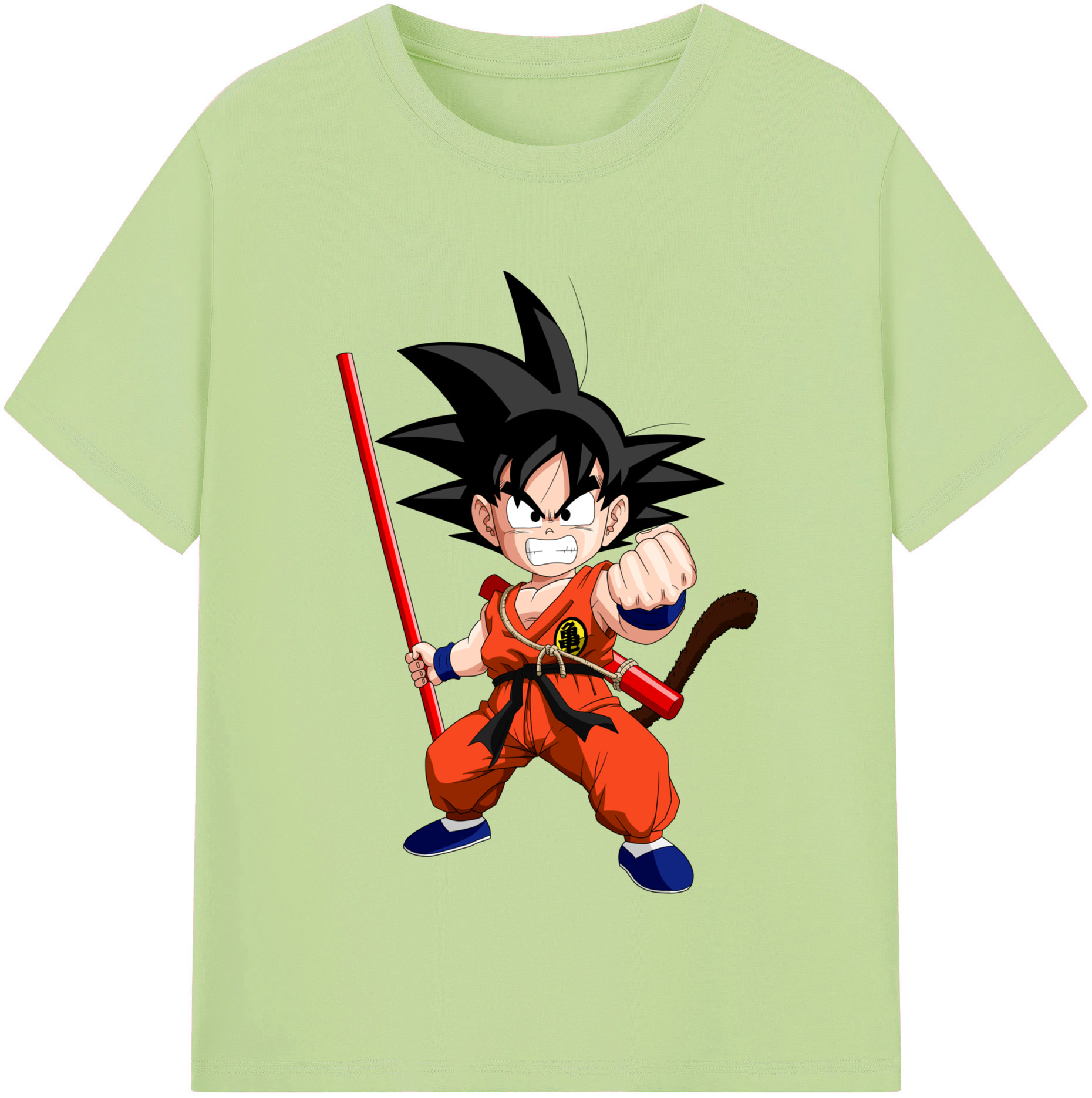 （画像用） ドラゴンボール 孫悟空（そん ごくう）Son Goku カカロット DRAGON BALL Kakarotto 綿100％半袖Tシャツ（フロントプリント）